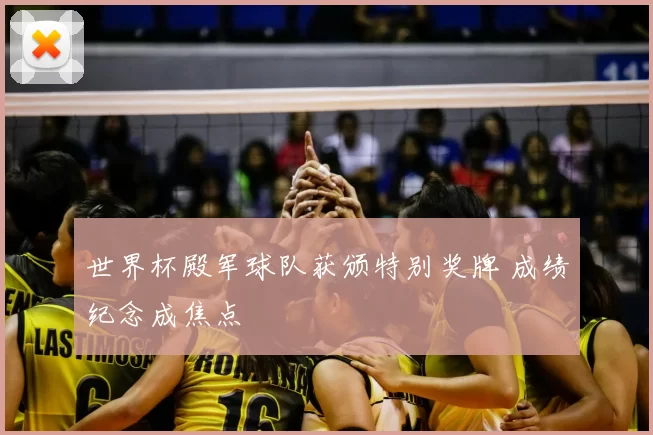世界杯殿军球队获颁特别奖牌 成绩纪念成焦点